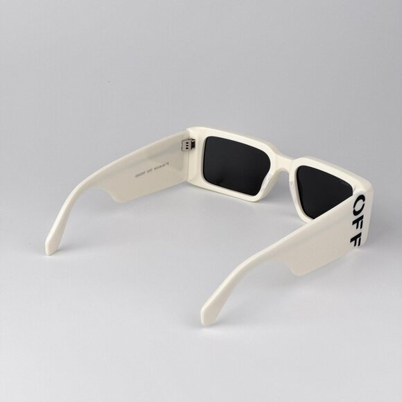Off-White MILANO Sunglasses – White Square Frame Grey Lenses |Model OERI097 0107 main image 10